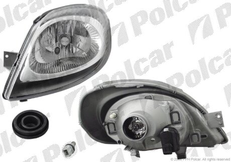 Фара основная правая Polcar 602609-V