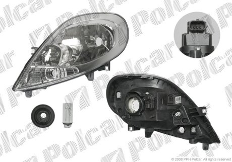 Фара основная левая Polcar 6027091V