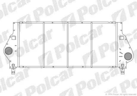 Интеркулер Polcar 6037J8-1