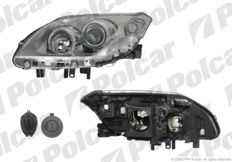 Фара основная правая Polcar 603910-E