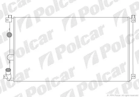 Радиаторы охлаждения (ZJ) Polcar 604208A1