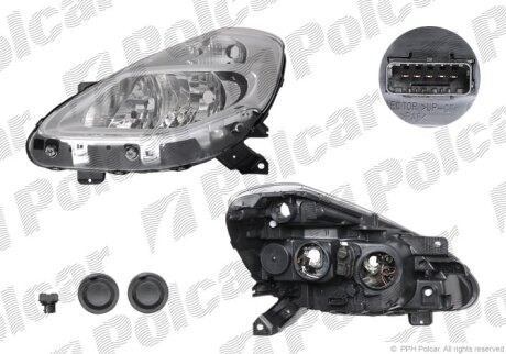 Фара основная правая Polcar 6064101E