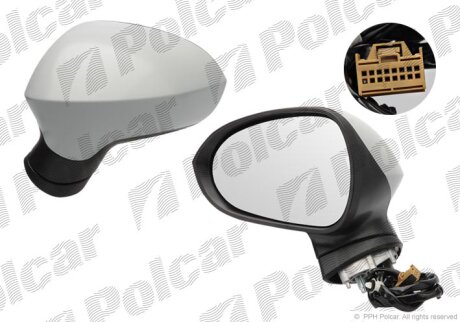 Наружное зеркало Polcar 6740514M