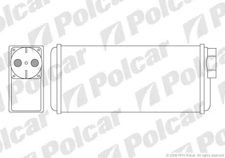 Радиатор отопителя салона Polcar 6900N8-1