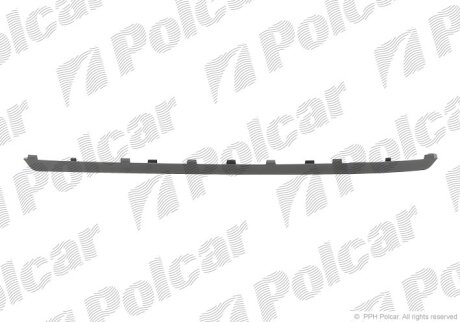 Спойлер бампера переднего Polcar 691325