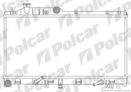 Радиаторы охлаждения (PJ) Polcar 720808-3