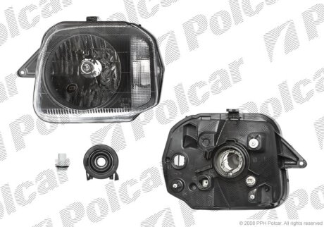 Фара основная правая Polcar 740909-E