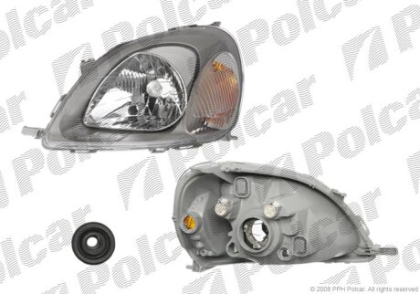 Фара основная левая Polcar 810309-E