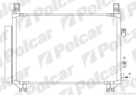 Радиаторы кондиционера (PJ) Polcar 8105K8C3