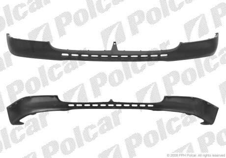 Спойлер бампера Polcar 811207-5