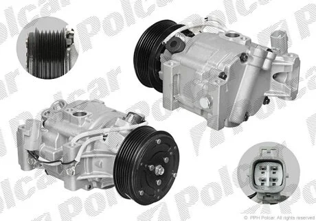 Компрессор кондиционера Polcar 8114KS-1