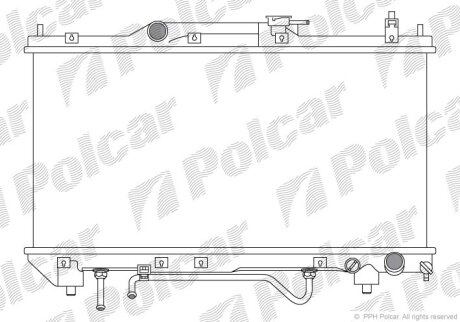 Радиаторы охлаждения (P) Polcar 812308-4