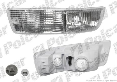 Поворот передний с габаритом Polcar 8144193E