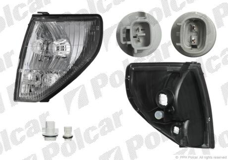Поворот передний с габаритом Polcar 8177193E