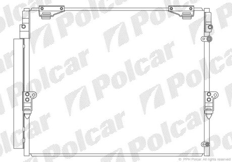 Радиаторы кондиционера (PJ) Polcar 8184K8C1