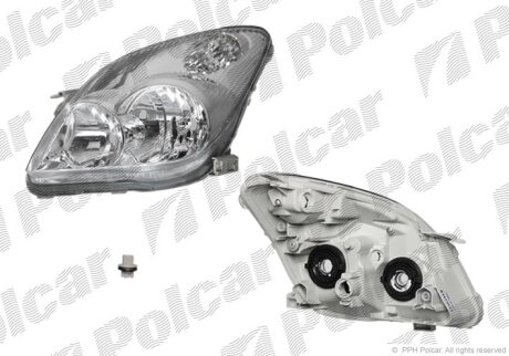 Фара основная правая Polcar 818509-E
