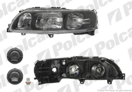 Фара основная левая Polcar 9060091E