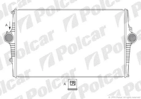 Интеркулер Polcar 9080J8-2