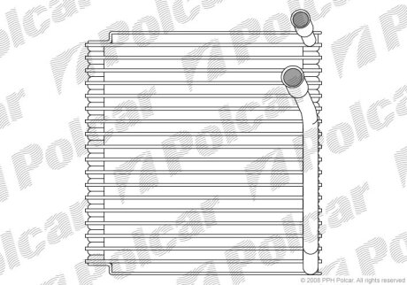 Испаритель кондиционера Polcar 9085P8-1