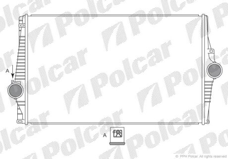 Интеркулер Polcar 9090J8-1