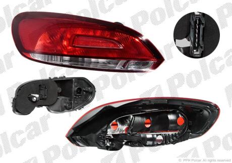 Фонарь задний Polcar 951187-V