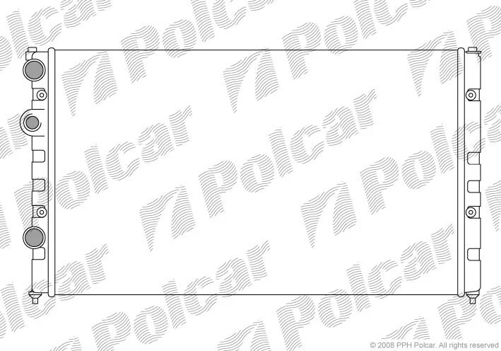 Радиатор охлаждения двигателя Polcar 952408-8 (фото 1)
