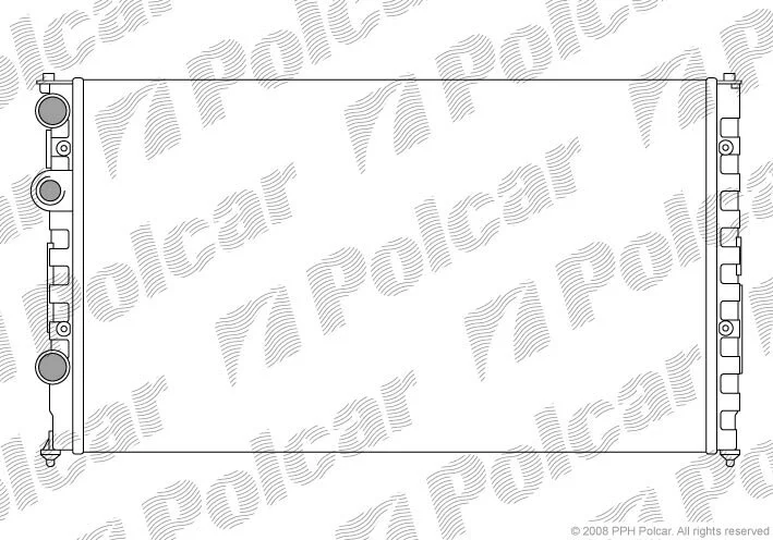 Радиатор охлаждения двигателя Polcar 952408A4 (фото 1)