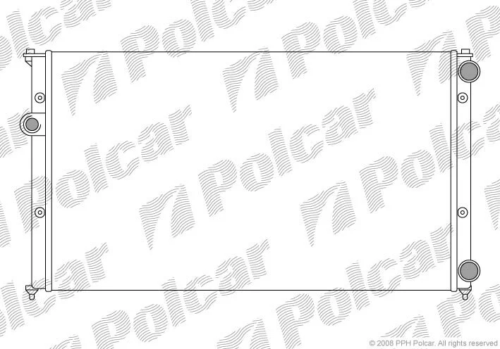 Радиаторы охлаждения (ZJ) Polcar 952408A5 (фото 1)
