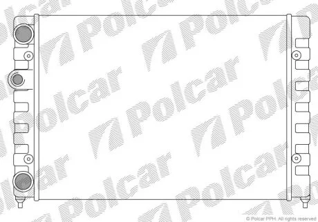 Радиаторы охлаждения (PJ) Polcar 953808A1