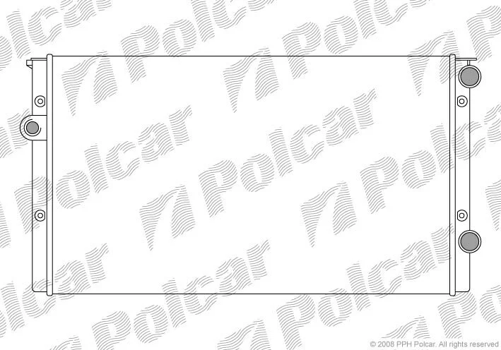 Радиаторы охлаждения (ZJ) -RNBC Polcar 953808A5 (фото 1)