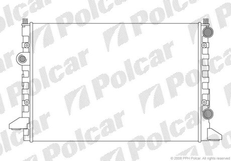 Радиаторы охлаждения (ZJ) Polcar 954708A4