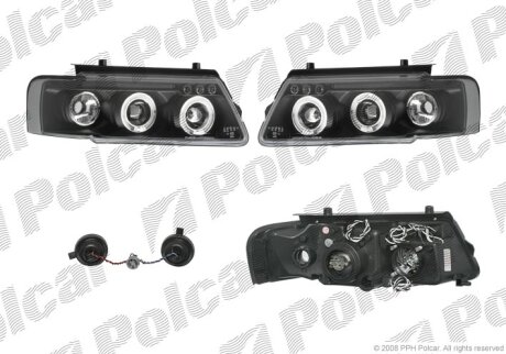 Фара основная левая Polcar 954809DE