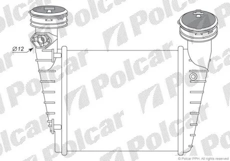 Интеркулер Polcar 9548J8-2