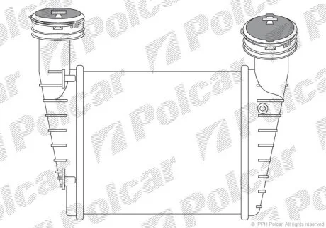 Интеркулер Polcar 9548J8-5