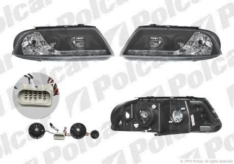 Фара основная левая Polcar 954909FE