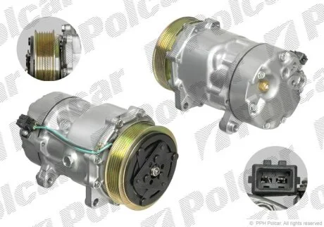 Компрессор кондиционера Polcar 9567KS-1