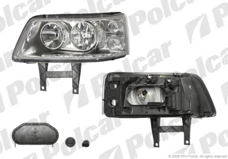 Фара основная левая Polcar 9568091E