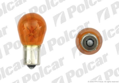 Лампа накаливания желтая PY21W Polcar 99ZP020C