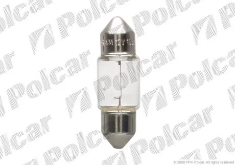 Лампа накаливания C10W 12V 10W Polcar 99ZP030A