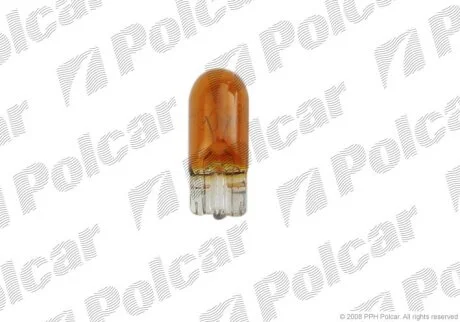 Лампа накаливания желтая WY5W 12V 5W Polcar 99ZP036L