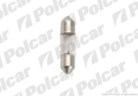 Лампа накаливания C3W 12V 3W Polcar 99ZP133A