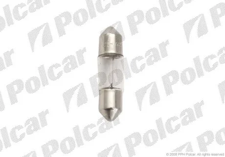 Лампа накаливания C3W 12V 3W Polcar 99ZP133A