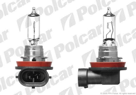 Лампа галогенная 12В H9 65Вт Polcar 99ZS009H