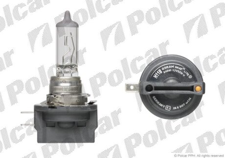 Лампа галогенная 12В H11b 55Вт Polcar 99ZS020A
