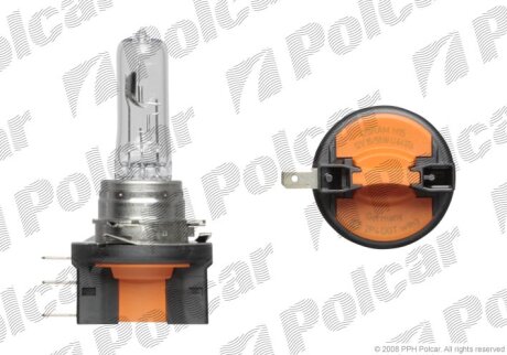Лампа галогенная 12В H15 15/55Вт Polcar 99ZS022A