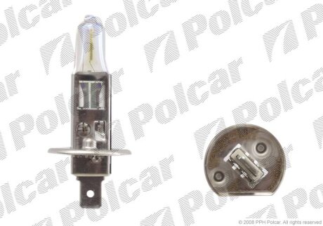 Лампа галогенная 12В H1 55Вт Polcar 99ZS092A