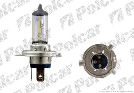 Лампа галогенная 12В H4 60/55Вт Polcar 99ZS094A
