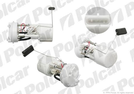 Насос топливный Polcar E01-1002