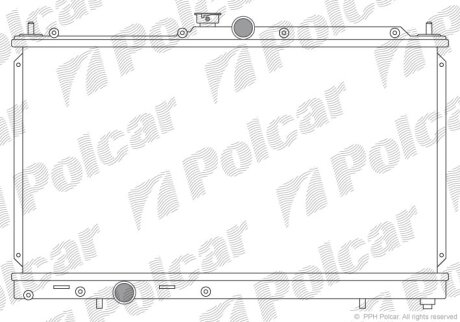 Радиатор для спортивных автомобилей (PJ) -Koyo Polcar KL031610R