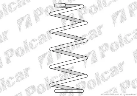 Пружина подвески Polcar ST335645